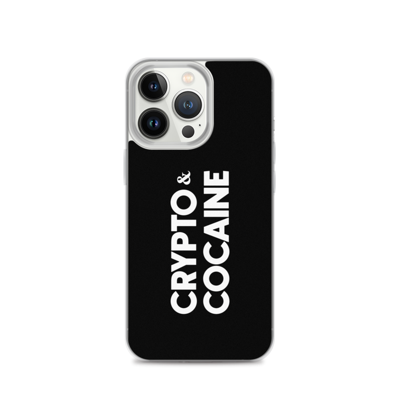 iphone case iphone 13 pro case on phone 61e1e079a53e8 - Crypto & Cocaine iPhone Case