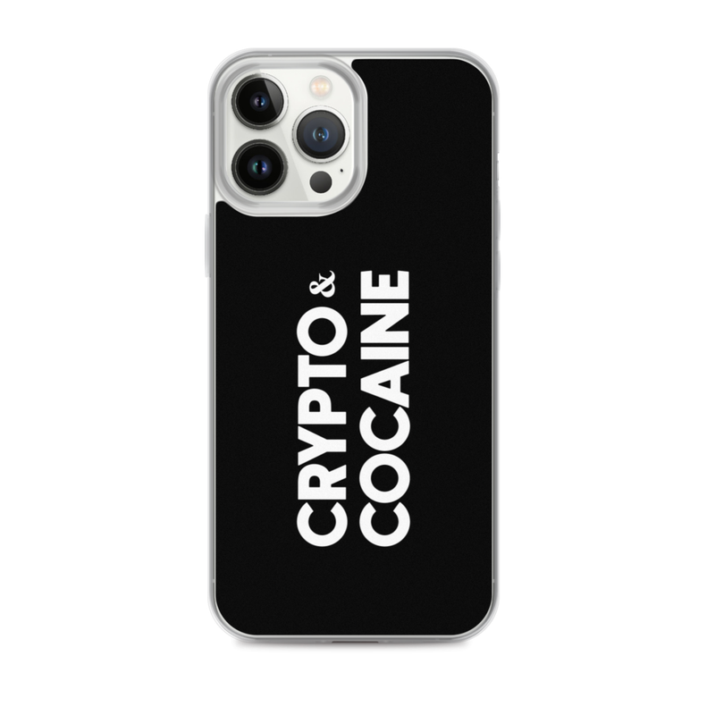 iphone case iphone 13 pro max case on phone 61e1e079a538b - Crypto & Cocaine iPhone Case