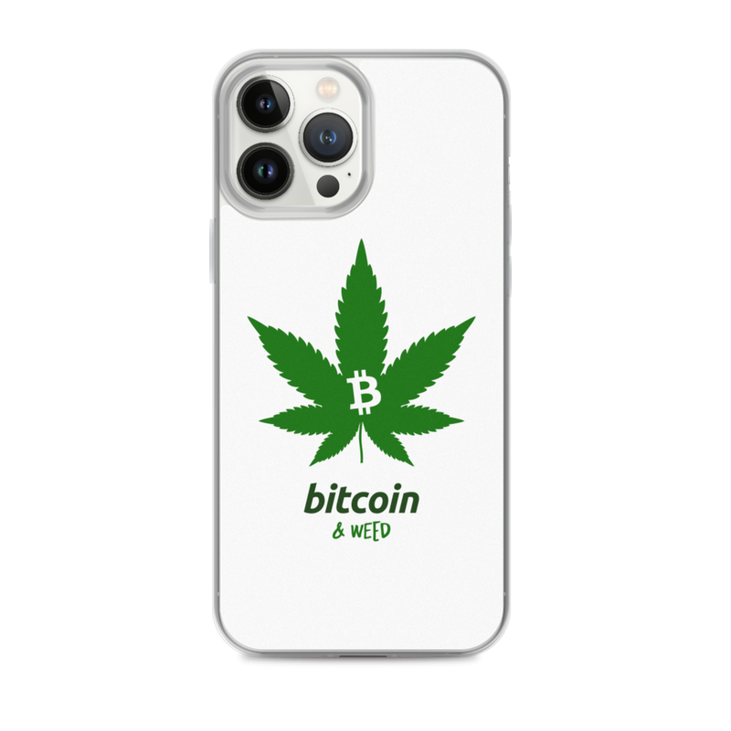 iphone case iphone 13 pro max case on phone 61e1e29556698 - Bitcoin & Weed iPhone Case