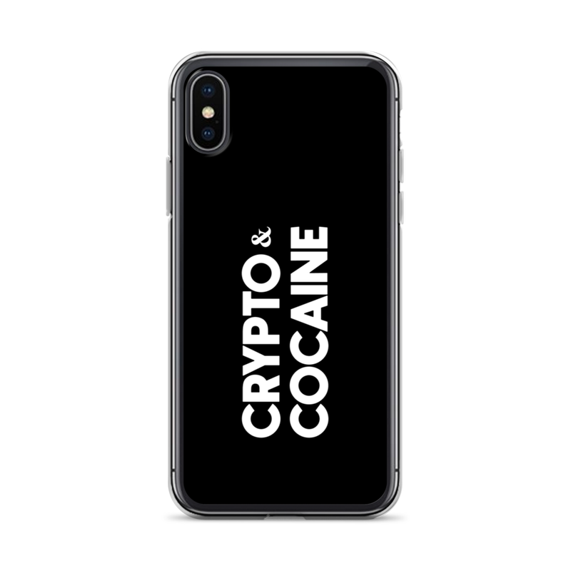 iphone case iphone x xs case on phone 61e1e079a54c0 - Crypto & Cocaine iPhone Case