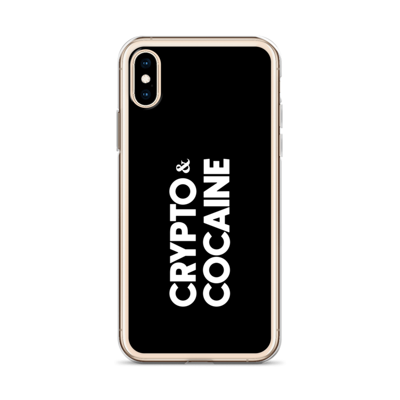 iphone case iphone x xs case on phone 61e1e079a54f7 - Crypto & Cocaine iPhone Case