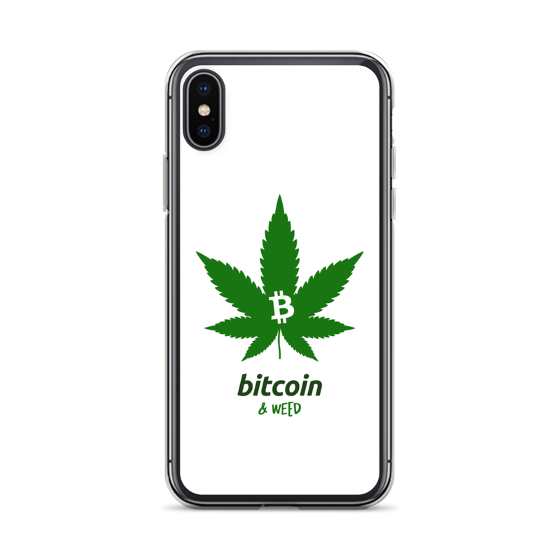 iphone case iphone x xs case on phone 61e1e29556929 - Bitcoin & Weed iPhone Case