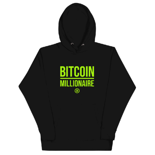unisex premium hoodie black front 61da0b23590e7 - Bitcoin Millionaire Hoodie