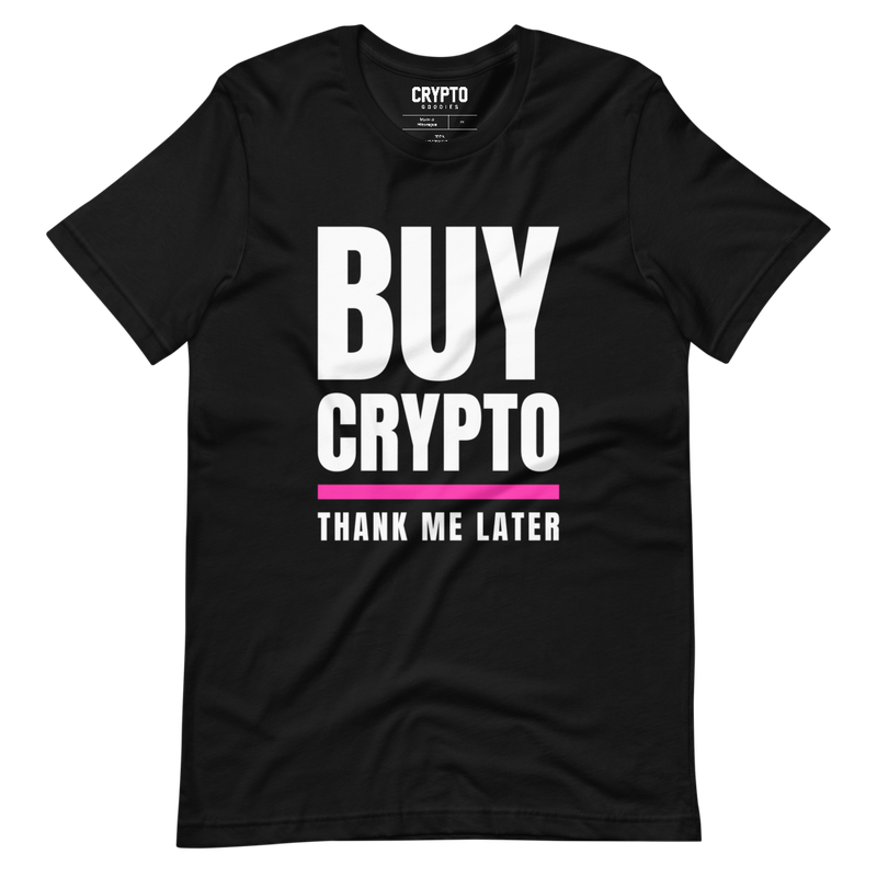 unisex staple t shirt black front 61db6a75e5499 - Buy Crypto x Thank Me Later T-Shirt