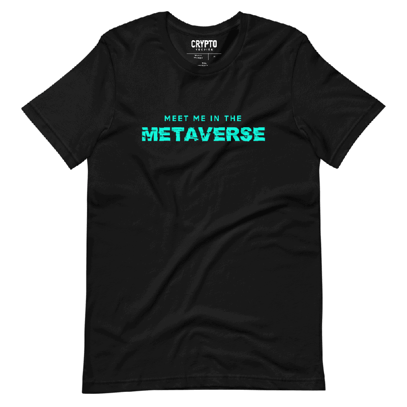 unisex staple t shirt black front 61df63637bdf0 - Meet Me In The Metaverse T-Shirt