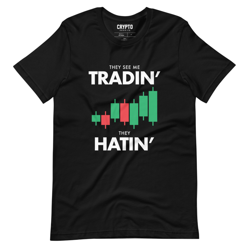 unisex staple t shirt black front 61e03f46e254a - They See Me Tradin' - They Hatin' T-Shirt