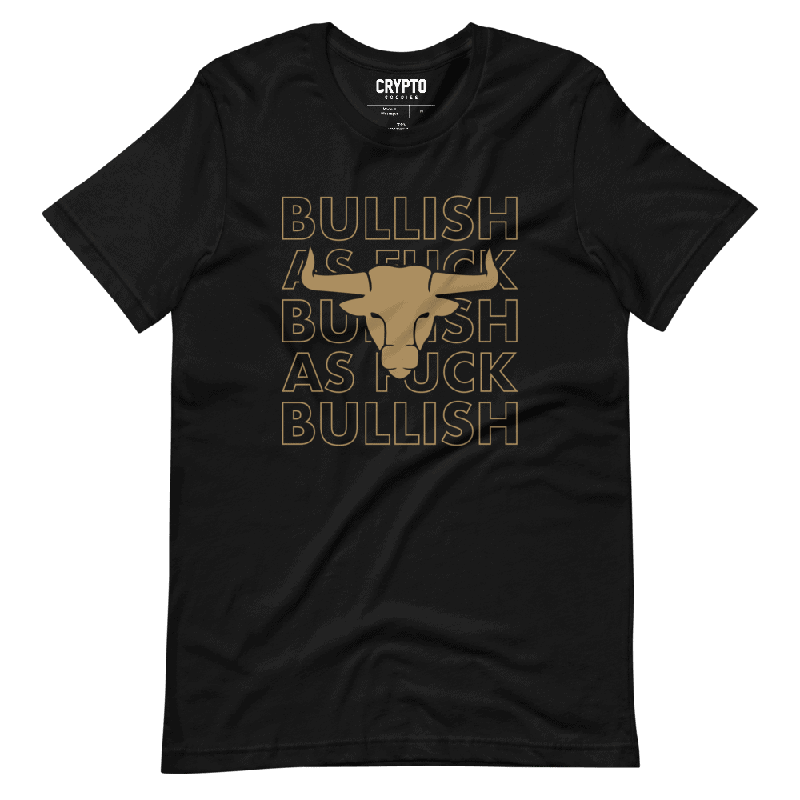 unisex staple t shirt black front 61e99fcee5fa9 - Bullish As F*CK T-Shirt