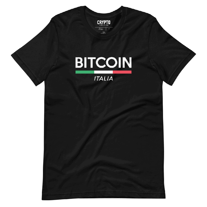 unisex staple t shirt black front 61eaaca885c21 - Bitcoin Italia T-Shirt