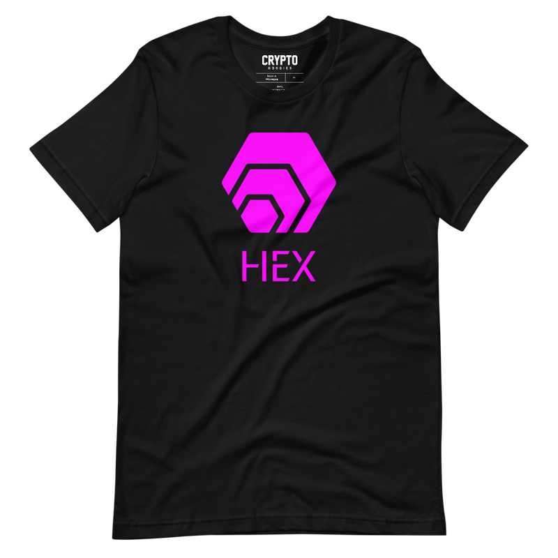 unisex staple t shirt black front 61f72f0181b00 - HEX Pink Logo T-Shirt