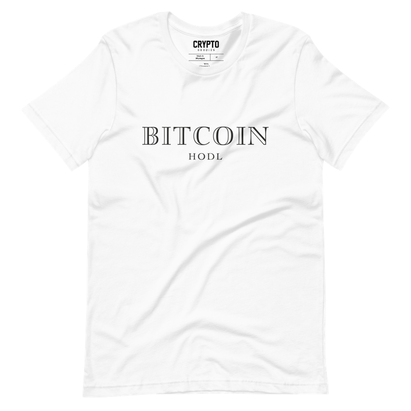 unisex staple t shirt white front 61d760ac7410e - Bitcoin x HODL Fashion T-Shirt