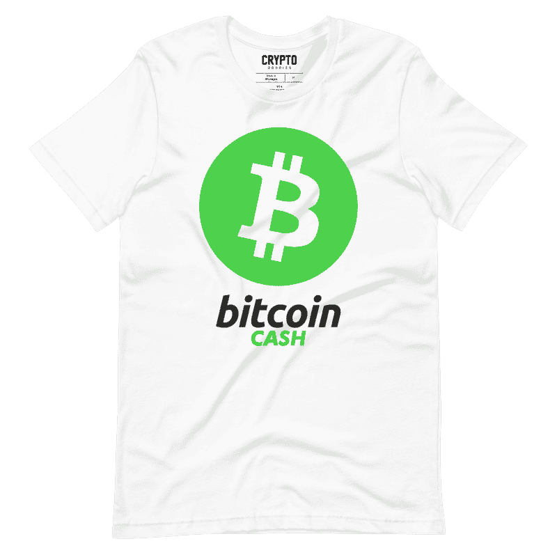 unisex staple t shirt white front 61e02f741f320 - Bitcoin Cash x Large Logo T-Shirt