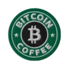 Bitcoin Coffee Embroidered Patch