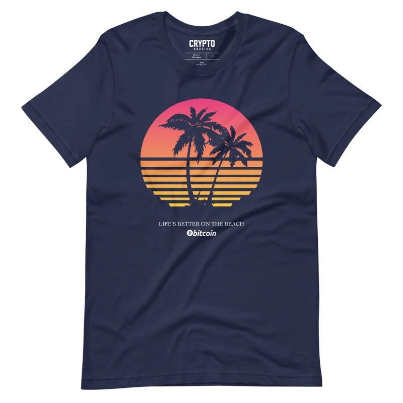 Bitcoin x Life's Better on the Beach T-Shirt
