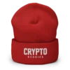 Crypto Goodies Cuffed Beanie