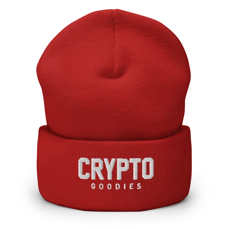 Crypto Goodies Cuffed Beanie