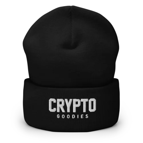 Crypto Goodies Cuffed Beanie
