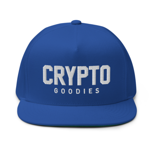 Crypto Goodies Flat Bill Cap