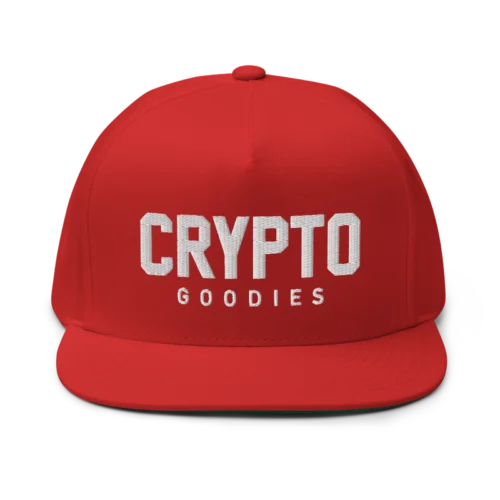 Crypto Goodies Flat Bill Cap