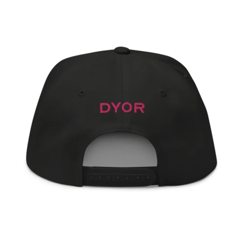 DYOR Flat Bill Cap