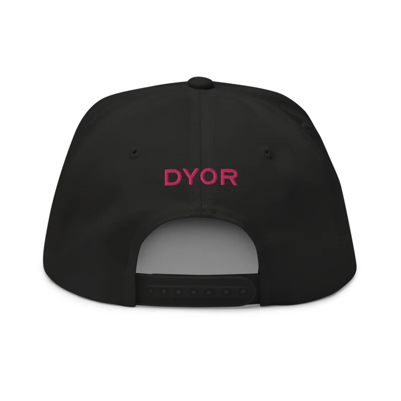 DYOR Flat Bill Cap