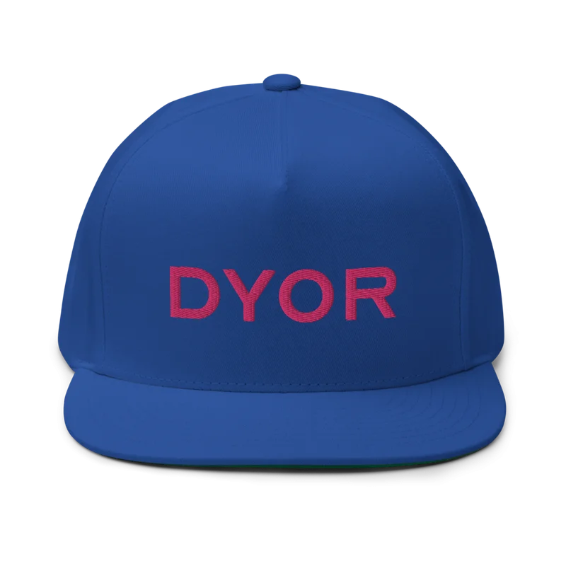 DYOR Flat Bill Cap - Image 3