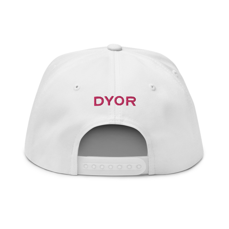 DYOR Flat Bill Cap