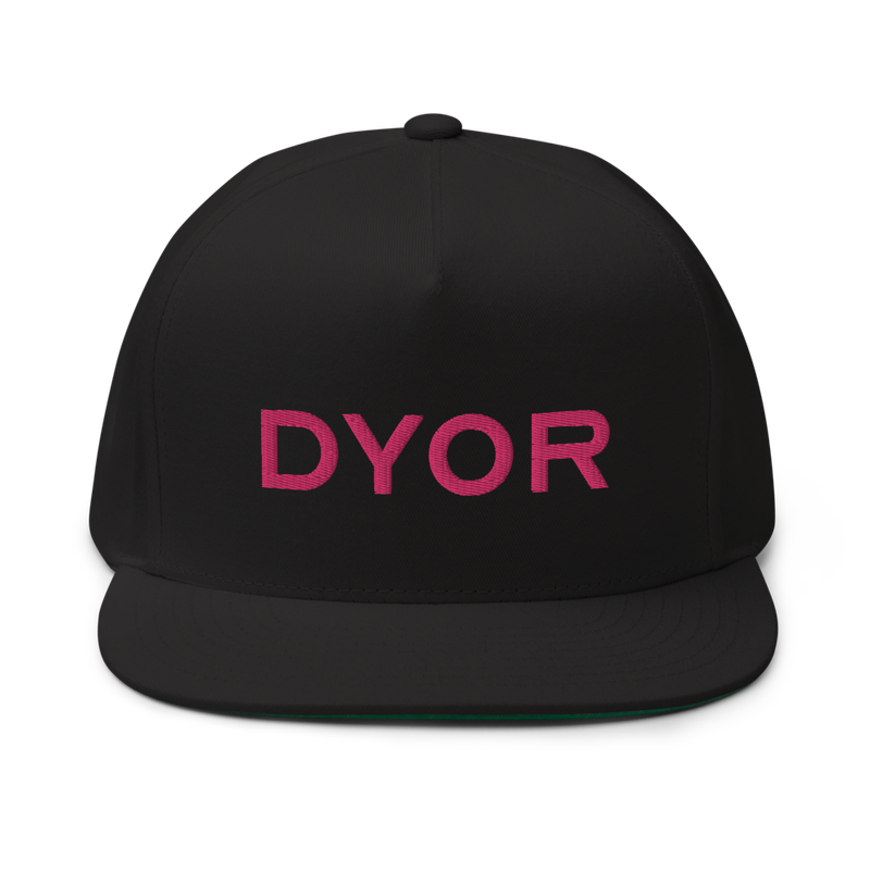 Dyor Flat Bill Cap