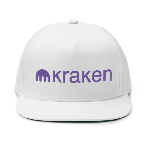 Kraken Logo Flat Bill Cap