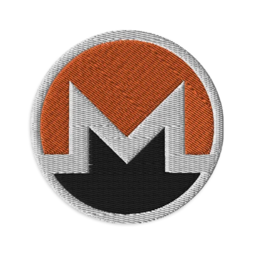 Monero Embroidered Patch