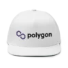 Polygon (Matic) White Snapback Hat