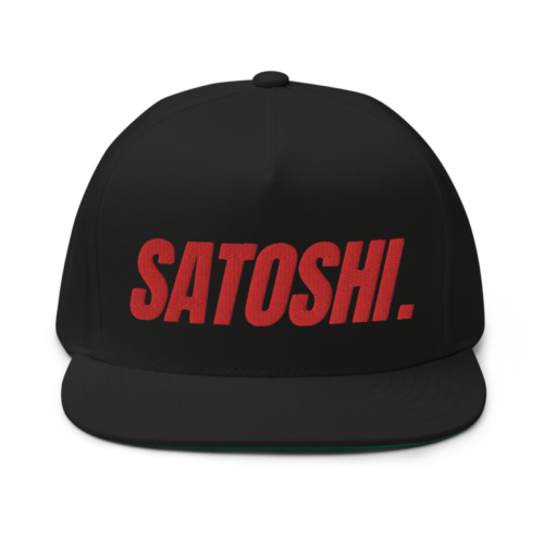 Satoshi Flat Bill Cap