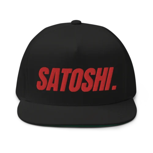 Satoshi Flat Bill Cap