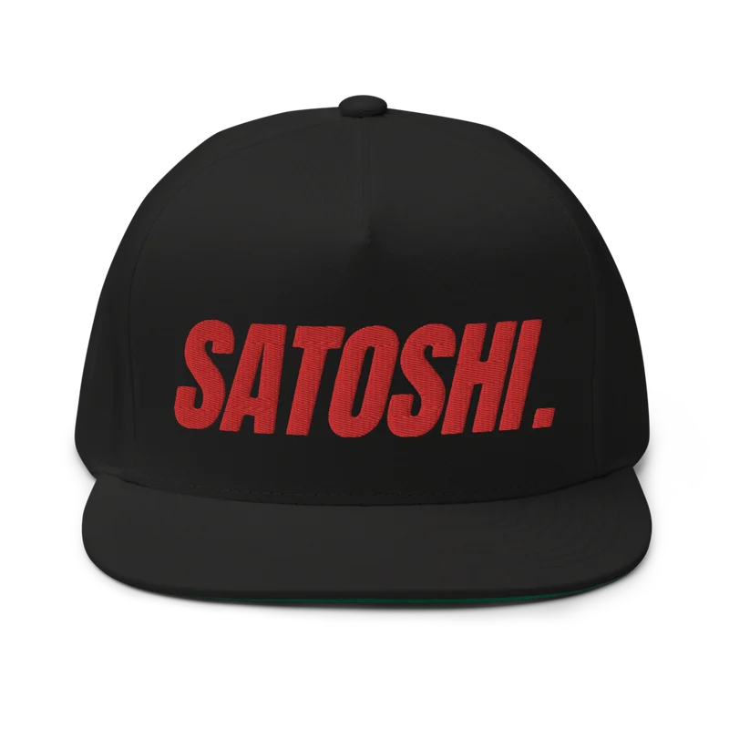 Satoshi Flat Bill Cap