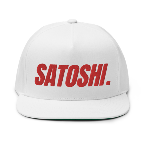 Satoshi Flat Bill Cap