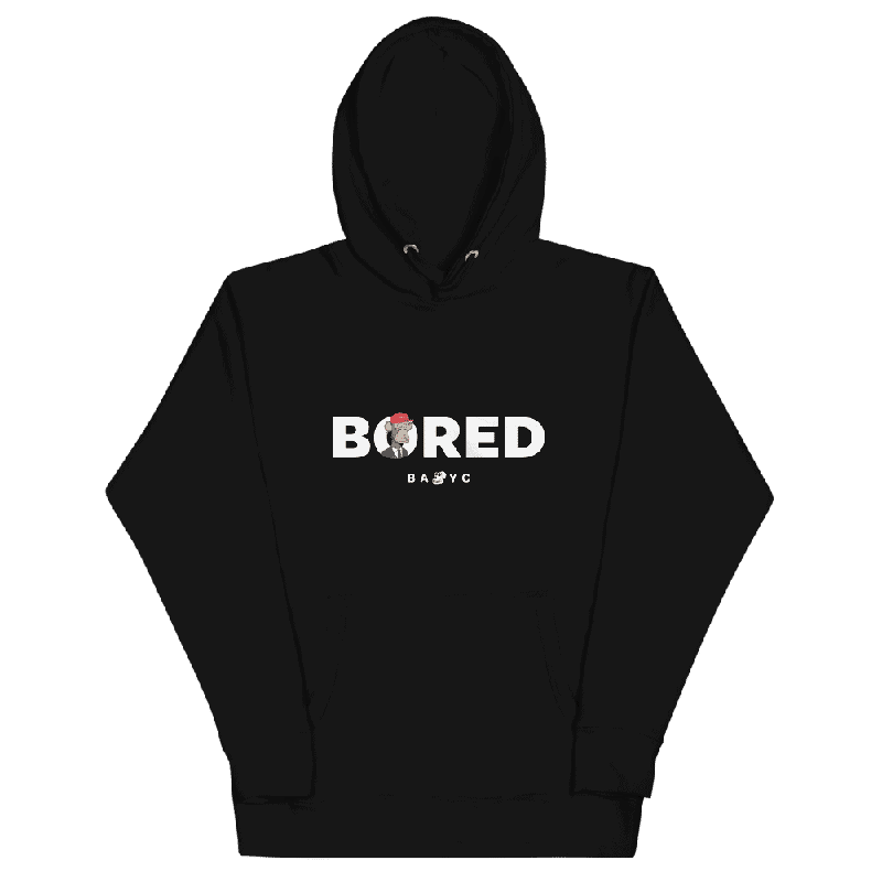 unisex premium hoodie black front 62176f2357ab0 - BORED x Bored Ape Yacht Club Hoodie