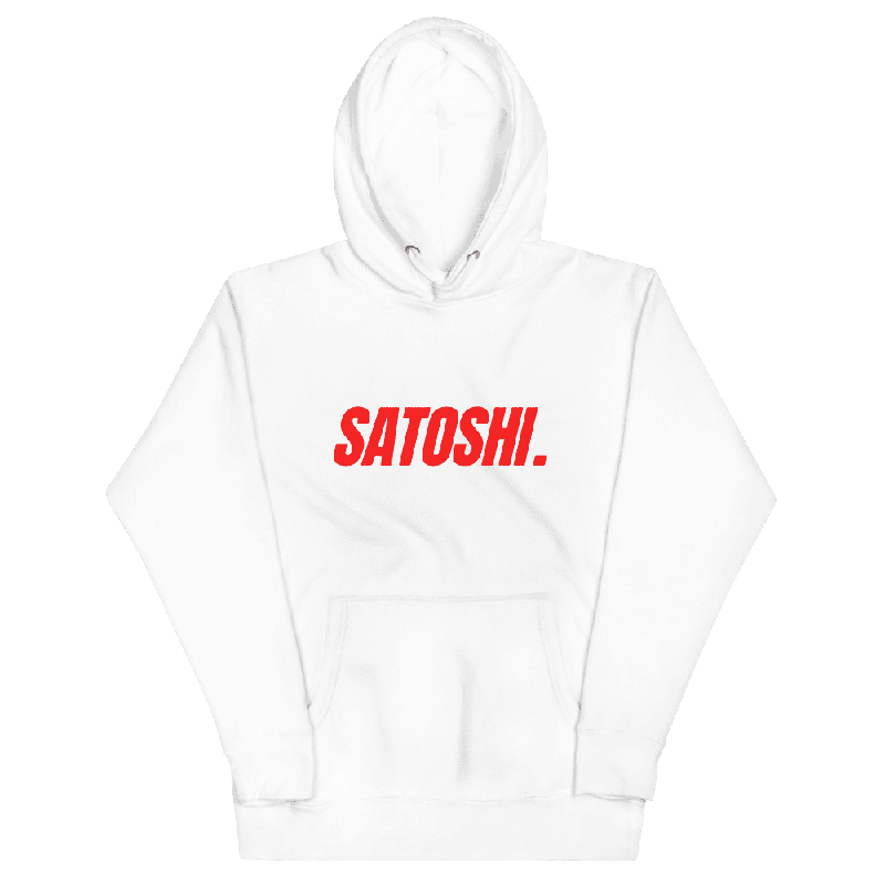 unisex premium hoodie white front 6200797e94943 - Satoshi Hoodie