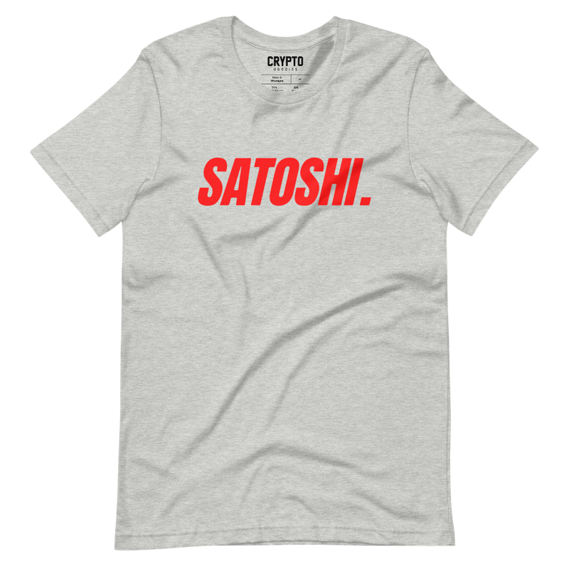 unisex staple t shirt athletic heather front 62002b4fde3c7 - Satoshi T-Shirt