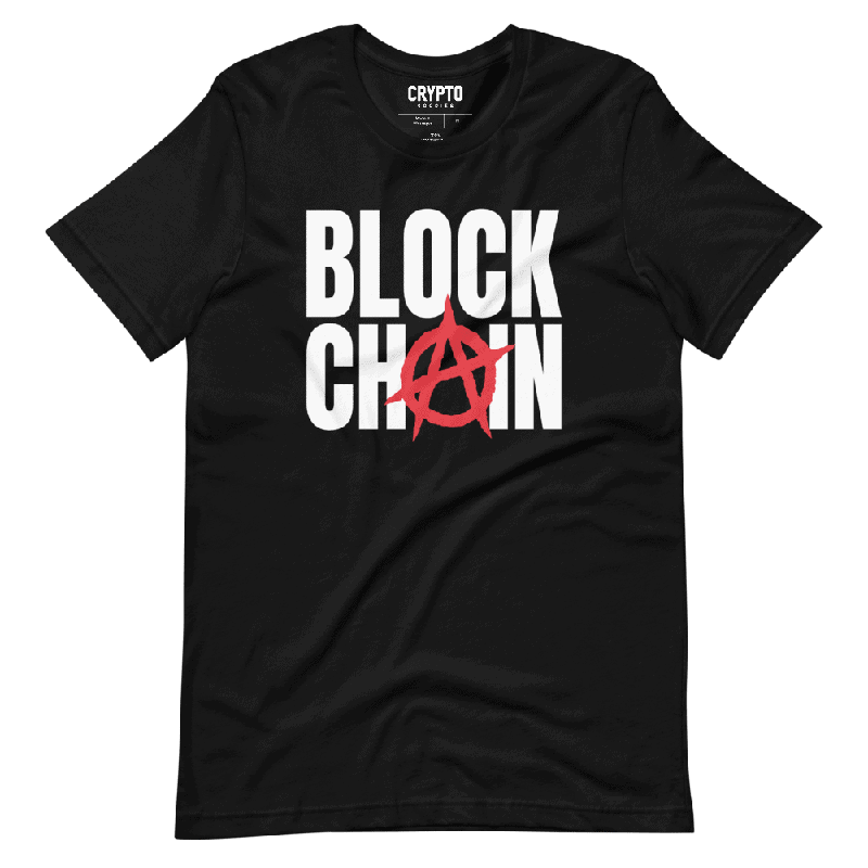 unisex staple t shirt black front 620026e91934c - Blockchain Anarchy T-Shirt