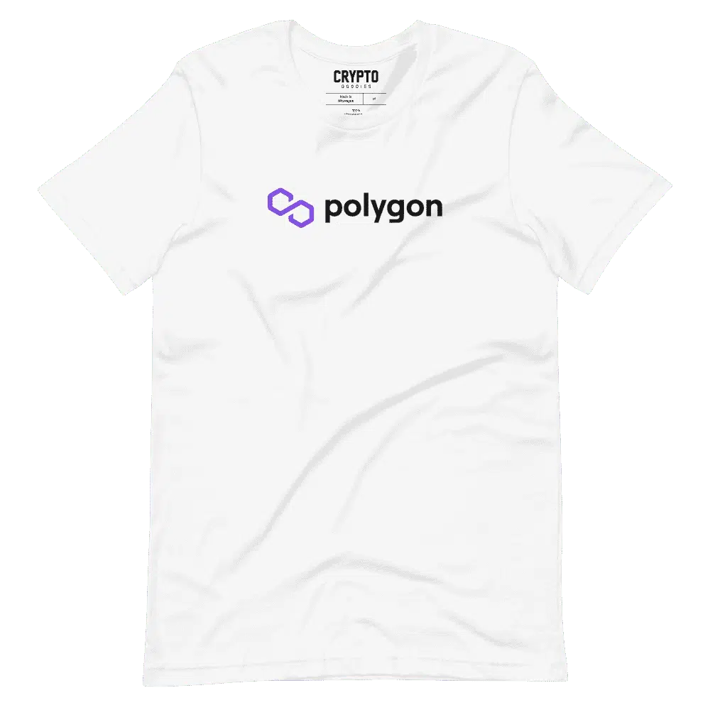 unisex staple t shirt white front 6216a429c8baf - Polygon (Matic) White T-Shirt