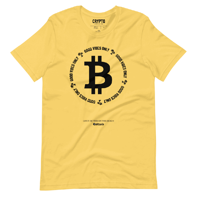 unisex staple t shirt yellow front 62163f78758ad - BTC x Good Vibes Only T-Shirt