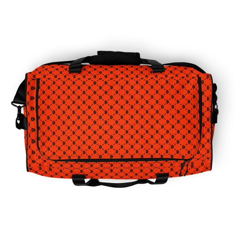 all over print duffle bag white top 623748d61a536 - Bitcoin Fashion Orange Duffle Bag
