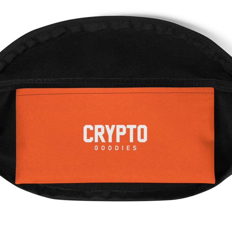all over print fanny pack white pocket 622a75bc948c0 - Bitcoin Orange Fashion Fanny Pack