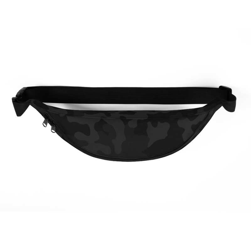 all over print fanny pack white top 622a785292675 - Bitcoin Black Camouflage Fanny Pack