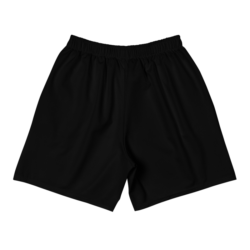 all over print mens athletic long shorts white back 622b5dfba182b - Bitcoin Laurel Leaves Logo Men's Shorts