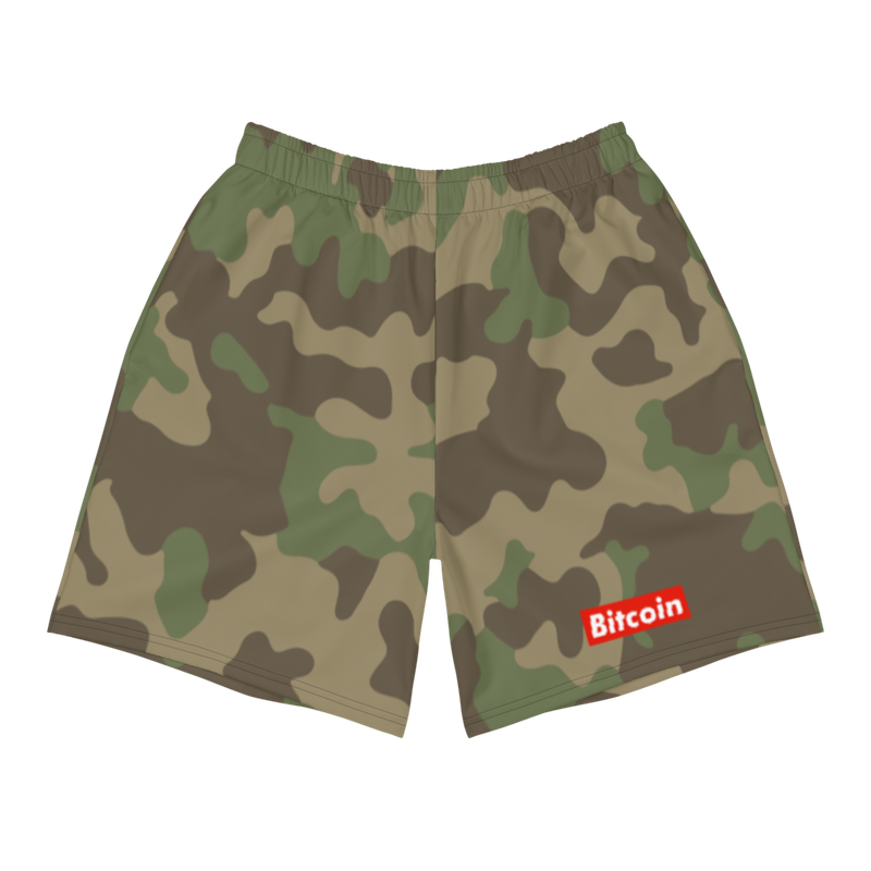 Bitcoin Camouflage Men's Shorts