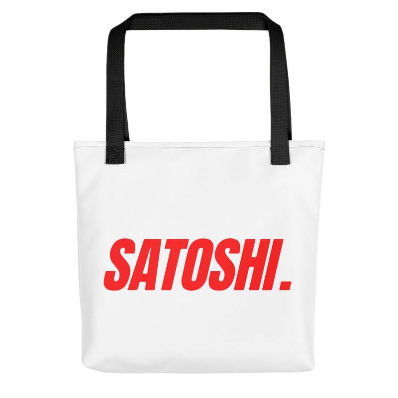 Satoshi (RED) Tote Bag