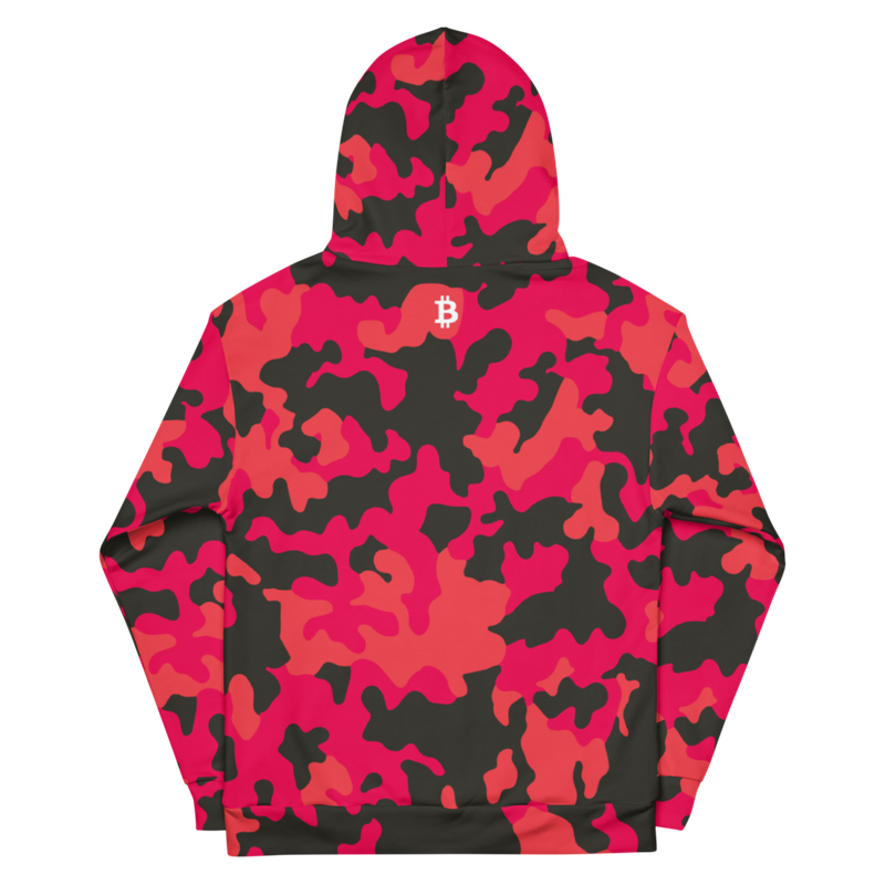 all over print unisex hoodie white back 622bdfe1de07f - Crypto Girl Coral Camo Hoodie