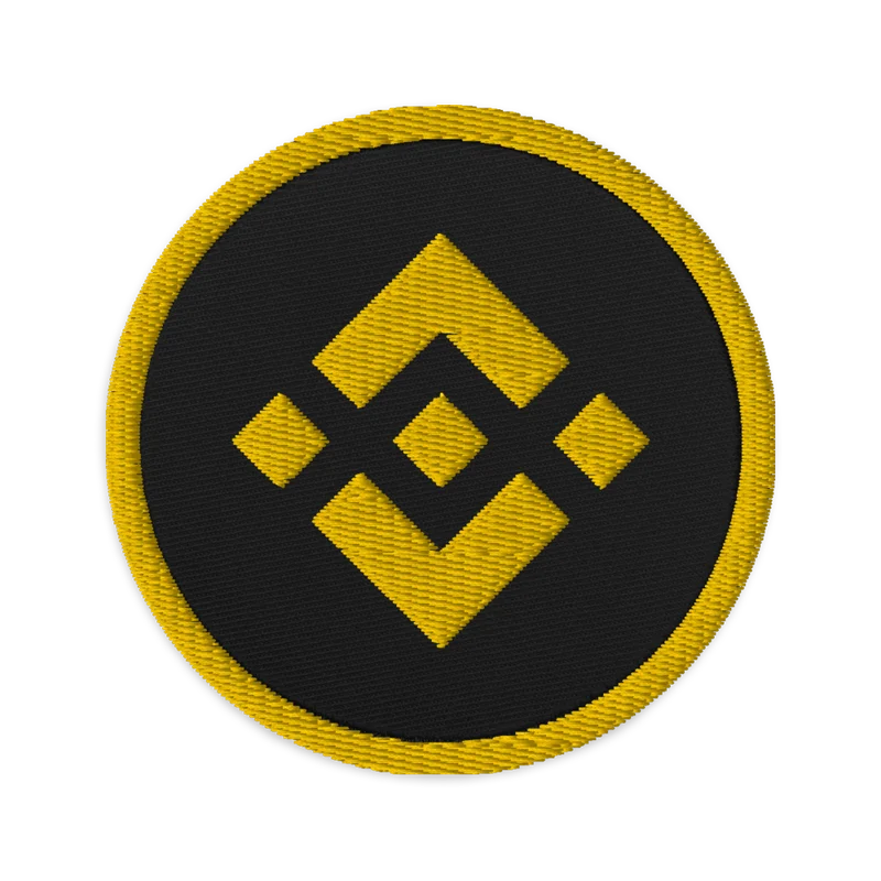 Binance Embroidered Patch