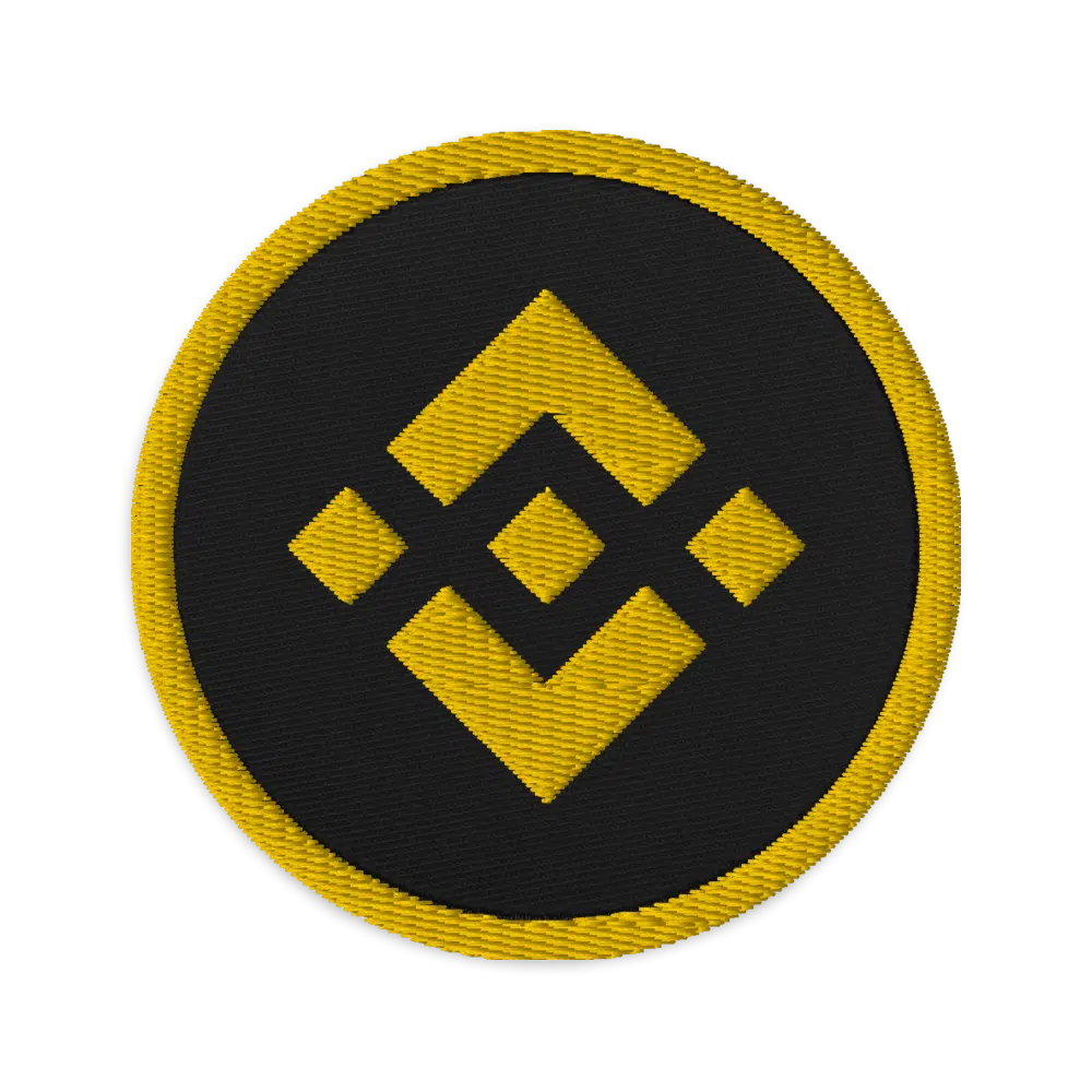 Binance Embroidered Patch