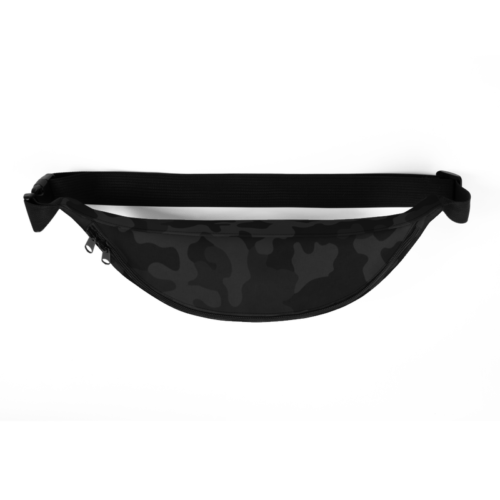 Bitcoin Black Camouflage Fanny Pack